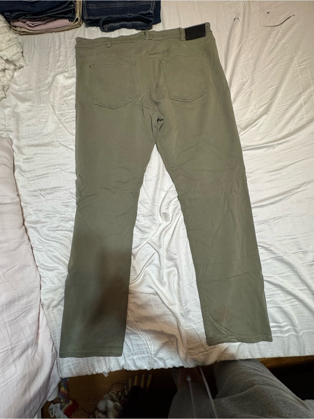 DL1961 Men Slim Straight Jeans Olive